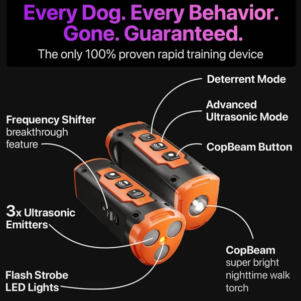 330D5F9188DC0A50D3D9AFC5C27ADE9B.webp Rechargeable Anti Dog Bark Deterrent Device With LED Flashlight