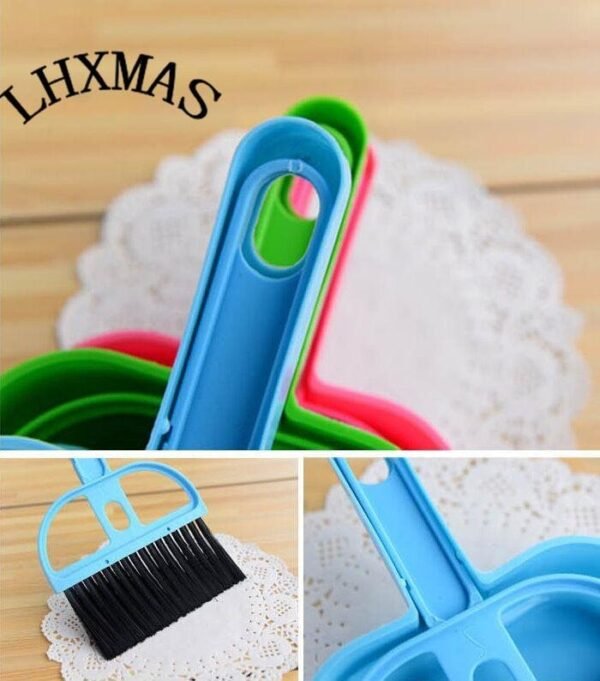 Keyboard Brush With Dustpan Small Broom