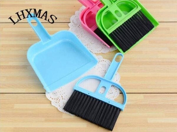 Keyboard Brush With Dustpan Small Broom